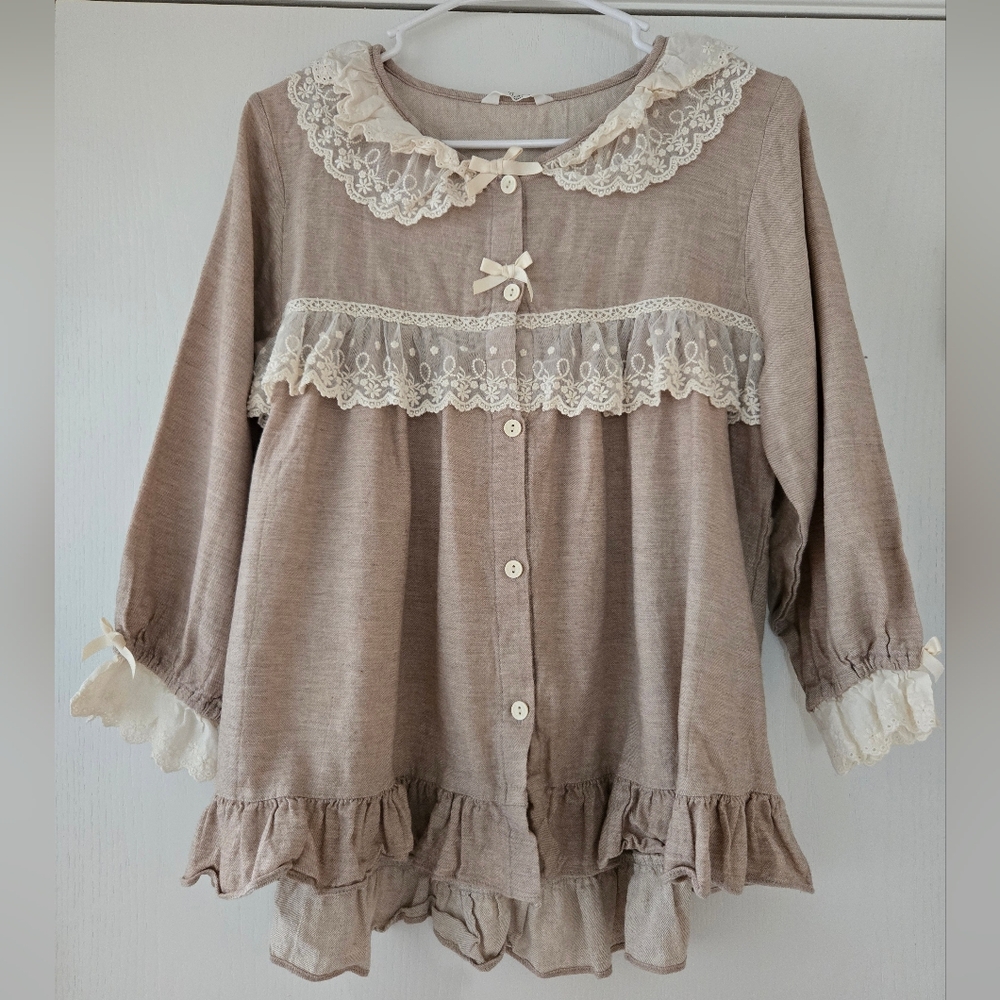 Ullala NWOT Lace Pajama Top